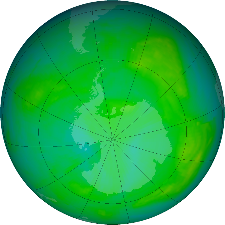Ozone Map 1979-12-20